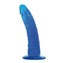 Dildo-JELLY DILDO REAL RAPTURE BLUE 7"