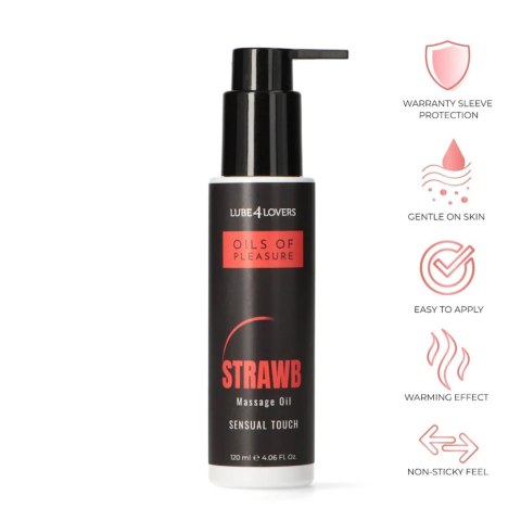 Oils of Pleasure - Strawberry Massage Oil 120 ml