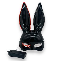 Bunny Mask Deluxe BLACK - With Lights