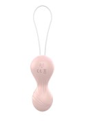 Kulki-Vibrating Silicone Kegel Balls USB 10 Function / Remote control -Flesh