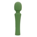 Powerful Wand Vibrator Massager with Still Handle - Green Mumba