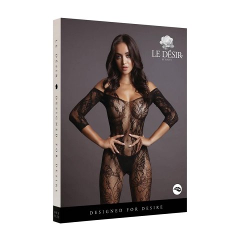 Lace Sleeved Bodystocking - One Size