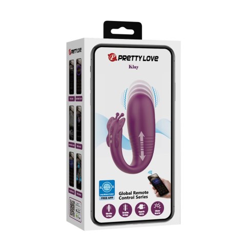 PRETTY LOVE - Klay, 10 vibration functions 10 thrusting settings Mobile APP remote control