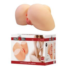 Crazy Bull Liora Vagina & Anal Masturbator - Flesh