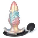Power Monsters Ebon Leviathan - 18 cm Rippled Monster Silicone Dildo
