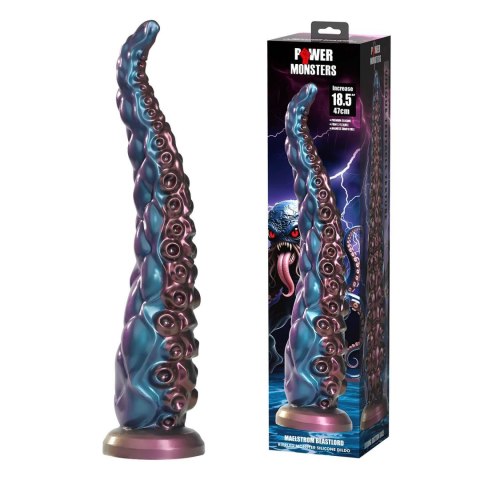 Power Monsters Maelstrom Beastlord - 47 cm Rippled Monster Silicone Dildo