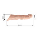 Pretty Love Extension Penis Sleeve with Modular Length Blocks - 28 cm