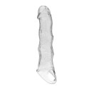 Pretty Love Extension Penis Sleeve with Modular Length Blocks Clear - 28 cm