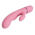Pretty Love Zach Four-Sided Thumping Rabbit Vibrator - Pink