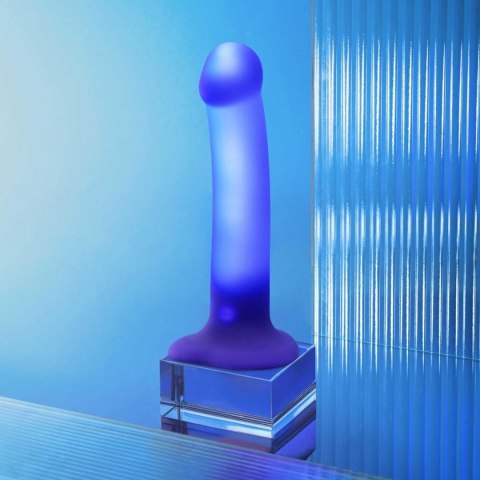 GLOW-LED DILDO PURPLE - M