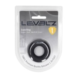 Liquid Silicone Cockring - S - Black