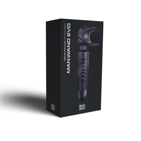 MAN.WAND EVO BLACK PLUM RECHARGEABLE MASTURBATOR