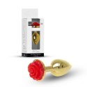 Plug-Jewellery Gold PLUG ROSE- Red