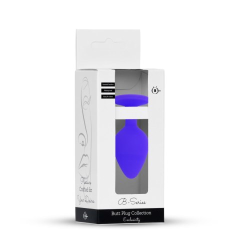 Plug-Jewellery Purple Silicon PLUG Small- Red Diamond