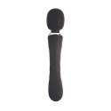 Black clitoral and G-spot vibrator