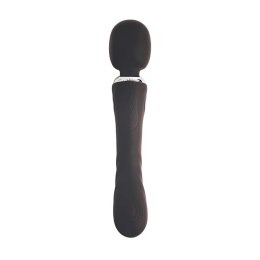 Black clitoral and G-spot vibrator