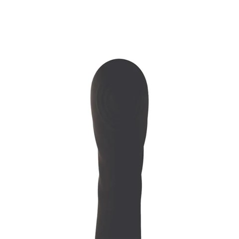 Black clitoral and G-spot vibrator