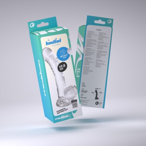 CRUSHIOUS HUDINI JELLY ANAL DILDO CLEAR