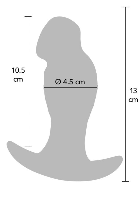 Realistic Buttplug Liquid Silicone 13 cm