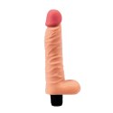 Soft vibrator with testicles 21 cm - The Real Deal