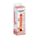 Soft vibrator with testicles 21 cm - The Real Deal
