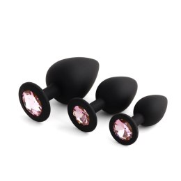 Jewellery - Silicone PLUG - SET Black