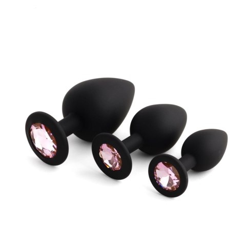 Jewellery - Silicone PLUG - SET Black