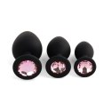 Jewellery - Silicone PLUG - SET Black