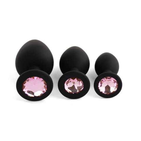 Jewellery - Silicone PLUG - SET Black