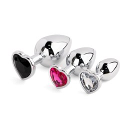 Jewellery - Silver Heart PLUG - SET