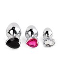 Jewellery - Silver Heart PLUG - SET