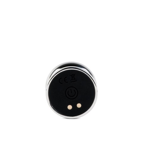 Metal Butt Plug M Vibrator USB - Remote Control