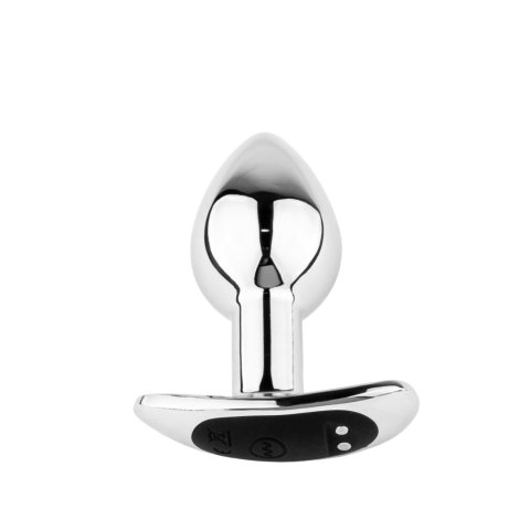 Metal Butt Plug M Vibrator USB - Remote Control