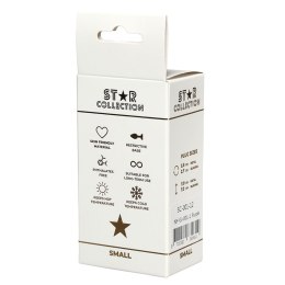 Star Collection - Purple Silicone Anal Plug S - Pink Stone