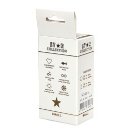 Star Collection - Purple Silicone Anal Plug S - Purple Stone