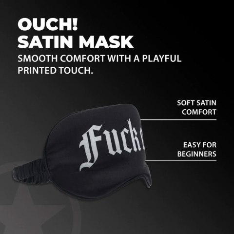 Fuck Off - Printed Satin Mask