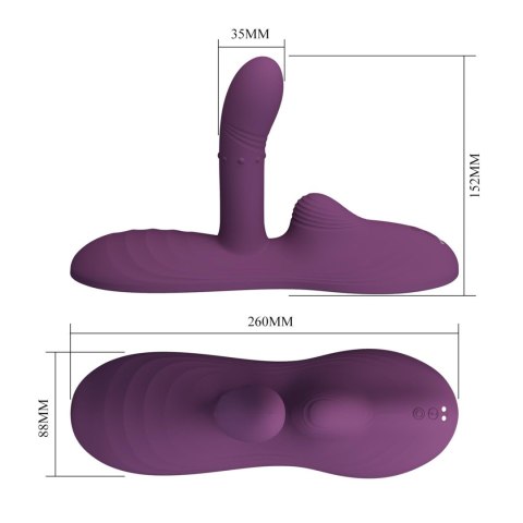 Pretty Love Luka Heating Sit-Down Pad Vibrator