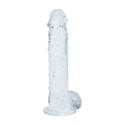 Realistic Dildo with Balls - 5" / 12,7 cm - Transparent
