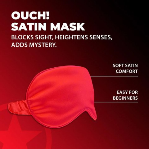 Satin Mask - Red
