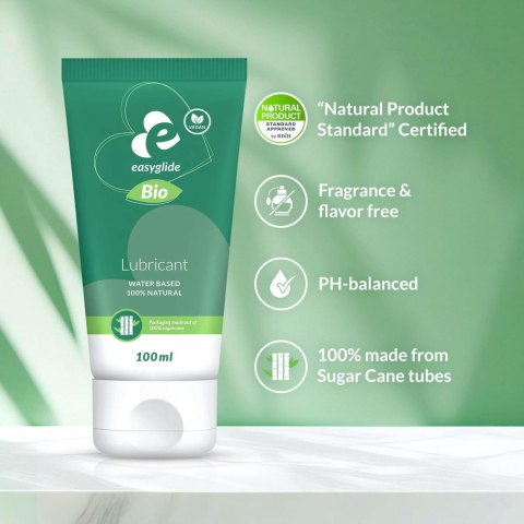EasyGlide - Bio & Natural Waterbased Lubricant Fragrance Free 100 ml