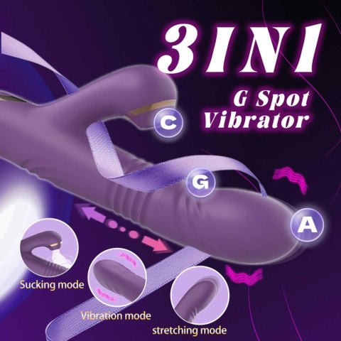 Luna suction thrusting G-spot massager