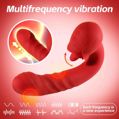 Rose Thrusting Vibrator