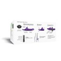 MULTI ORGASM DILDO - S - PURPLE TR