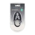 Adjustable Vibrating Silicone Cockring - Black