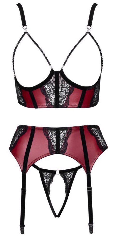 Bra, Suspender Belt & String M