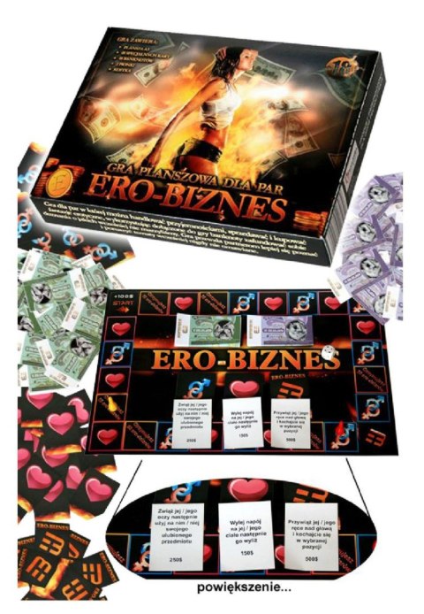 Ero-Biznes Erotyczna Gra Planszowa Dla Par - Idealny Prezent