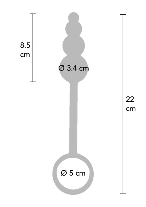 Anal Snake Plug & Penis Ring Black