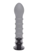 Ribbed Dong Easy-Lock 19 cm Black