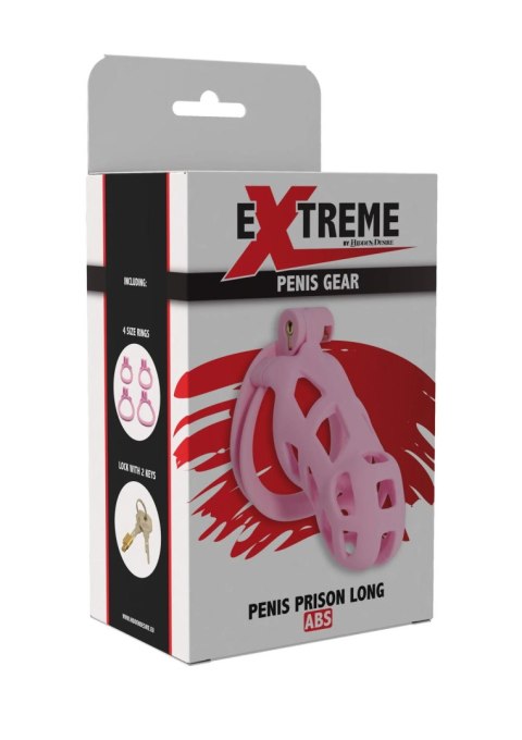 Penis Prison Cock Cage Long Pink
