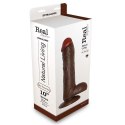 Wibrator-REALISTIC VIBRATOR REAL RAPTURE BROWN 10"